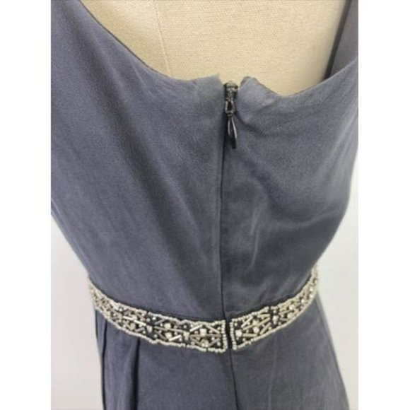 Forever New Size 10 Women's Dress Black Party Cocktail Beaded 100% SILK - Picture 6 of 12